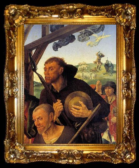 framed  Hugo van der Goes The Adoration of the Shepherds, ta009-2